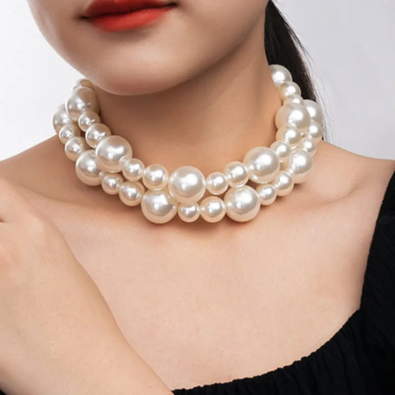 Collana Di Perle Lunga Da Donna – Vetro, 150 Cm, Perle Da 8 Mm – Gioiello Stile Anni '20 - 2