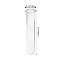 4 Pcs Hydroponic Test Tube Vase Plant Supports Planta Bacopa Flower Water Tubes Glass Accessories Stands Convenient 2