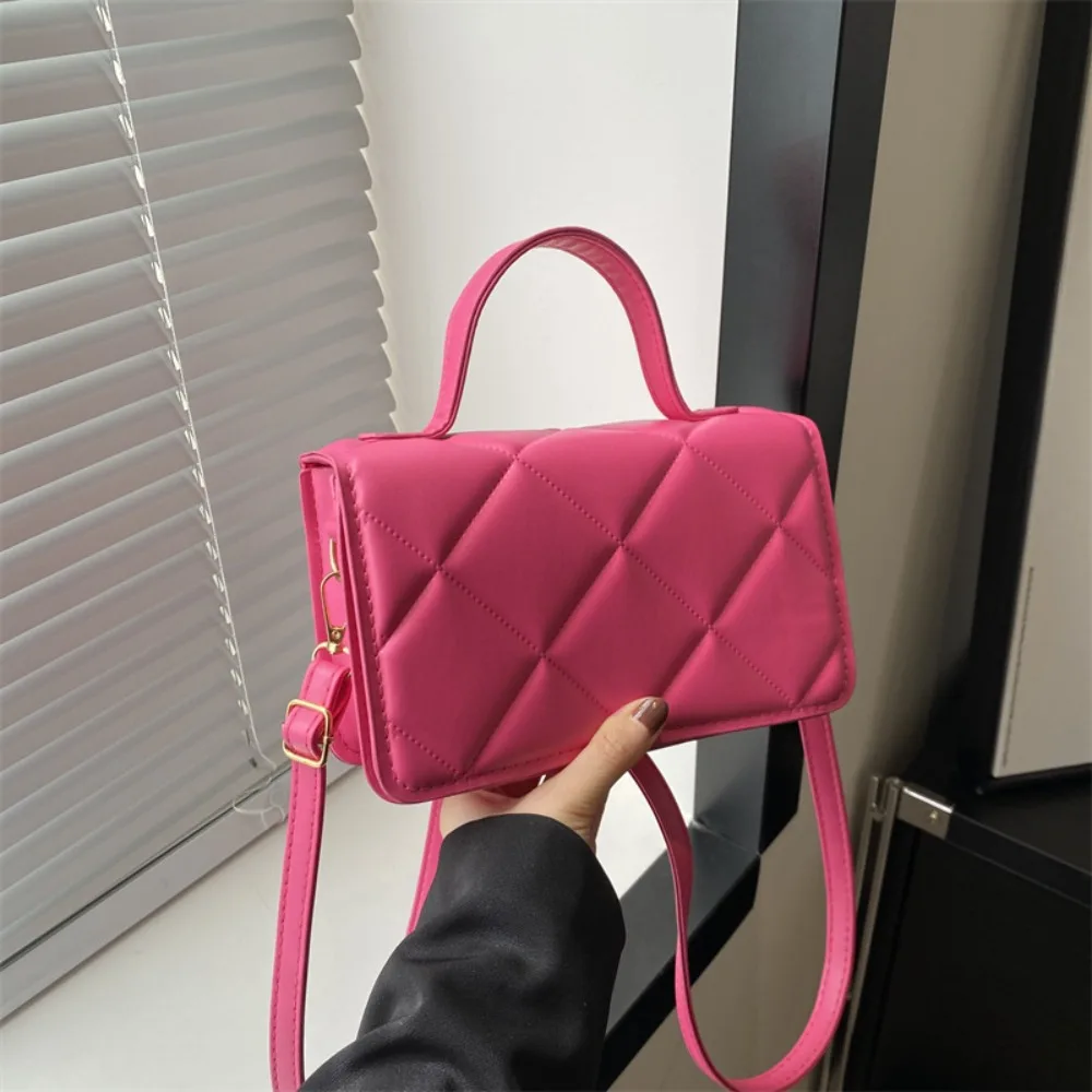 

Solid Color Shoulder Bag Fashion Temperament High Capacity Hand Bag Trendy Popular Commuting Bag Women