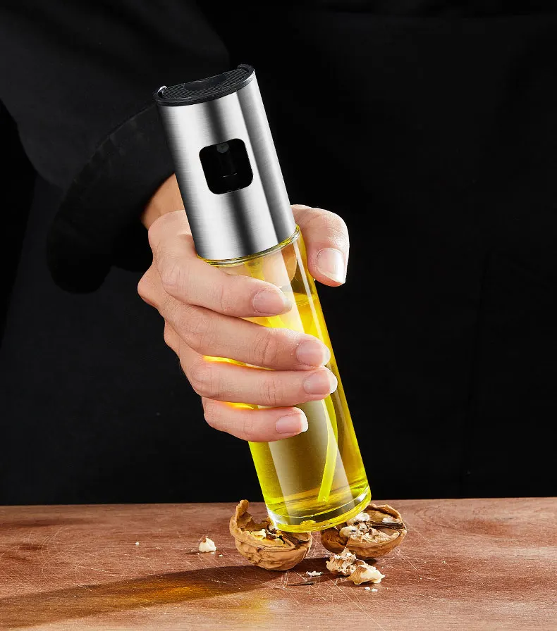 Oil Spray Bottle Sprayer Aceite Bbq Aceitera Kitchen Accessories Utensils Tools Gadget Sets Cooking Barbacoa Olive Glass Huille