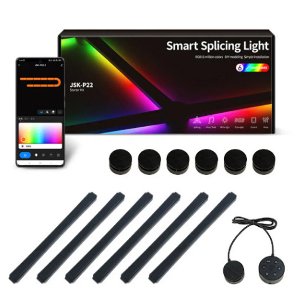 اضاءة ليد RGB  للسيت اب التحكم عن طريق الجوال تدعم Alexa-Google