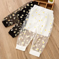 Meisjes Kinderen Losse Broek Dunne Anti-Mug Broek Toodler Bloemen Leggings Casual Baby Kinderen Wijde Broek 1-6 1