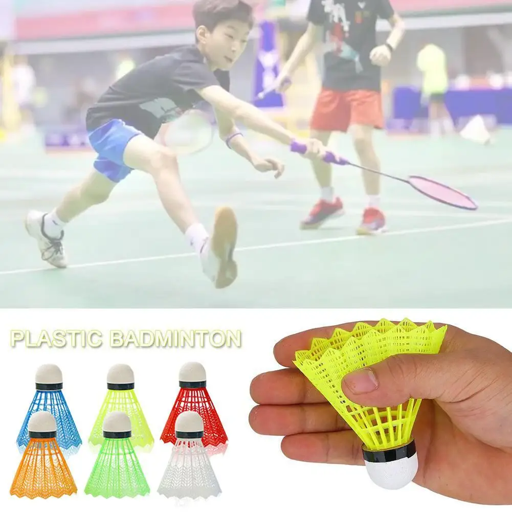 

12pcs Exercise Badminton Balls Training Shuttlecocks Plastic Badminton Playing Ball Play Shuttlecock Sports Accessories