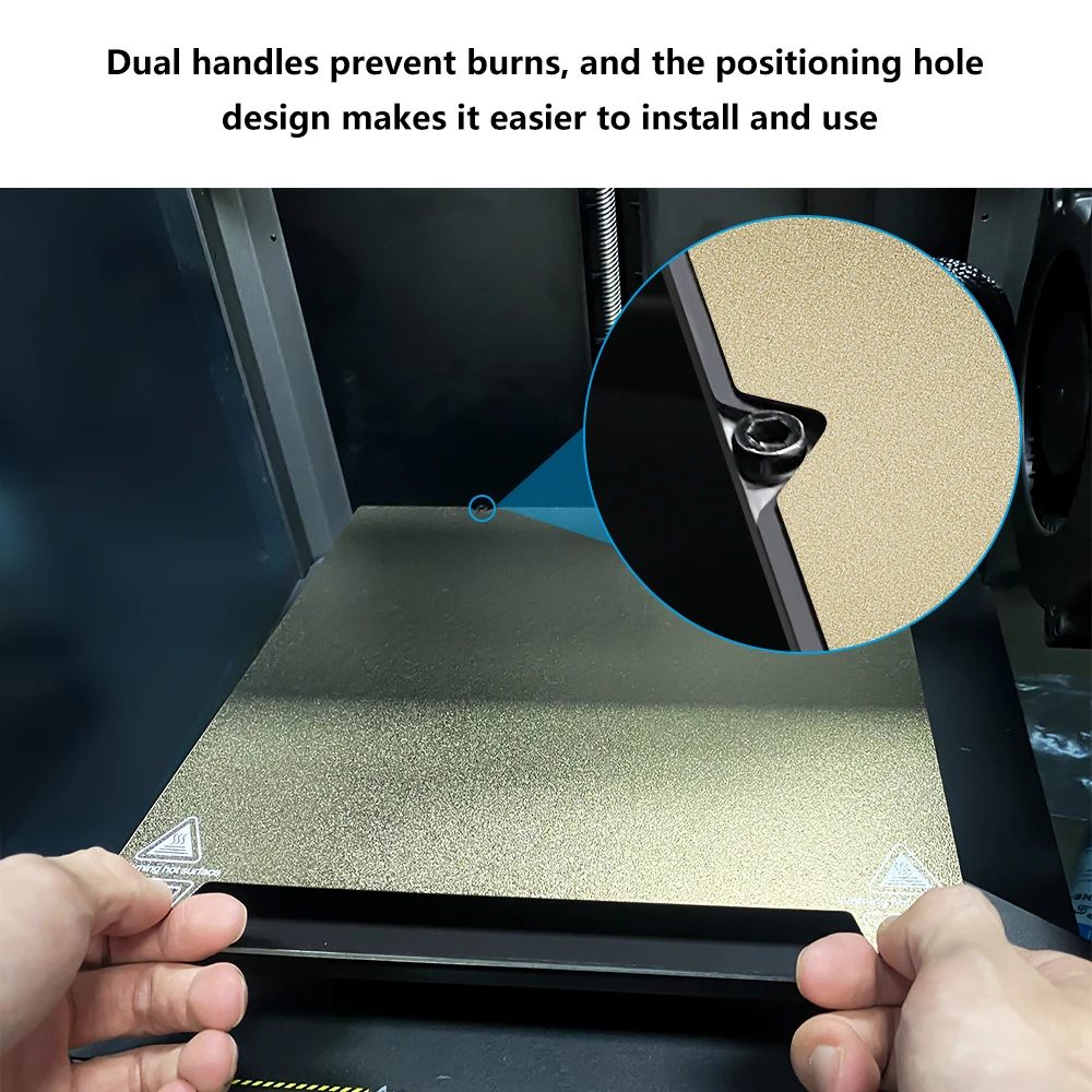 Plataforma de Impressão 3d Dupla para Creality Ender3-v3 se Placa de Construção Peo Pet Pey Folha Pei 235x235 mm Atualização 3 - Imagem 2