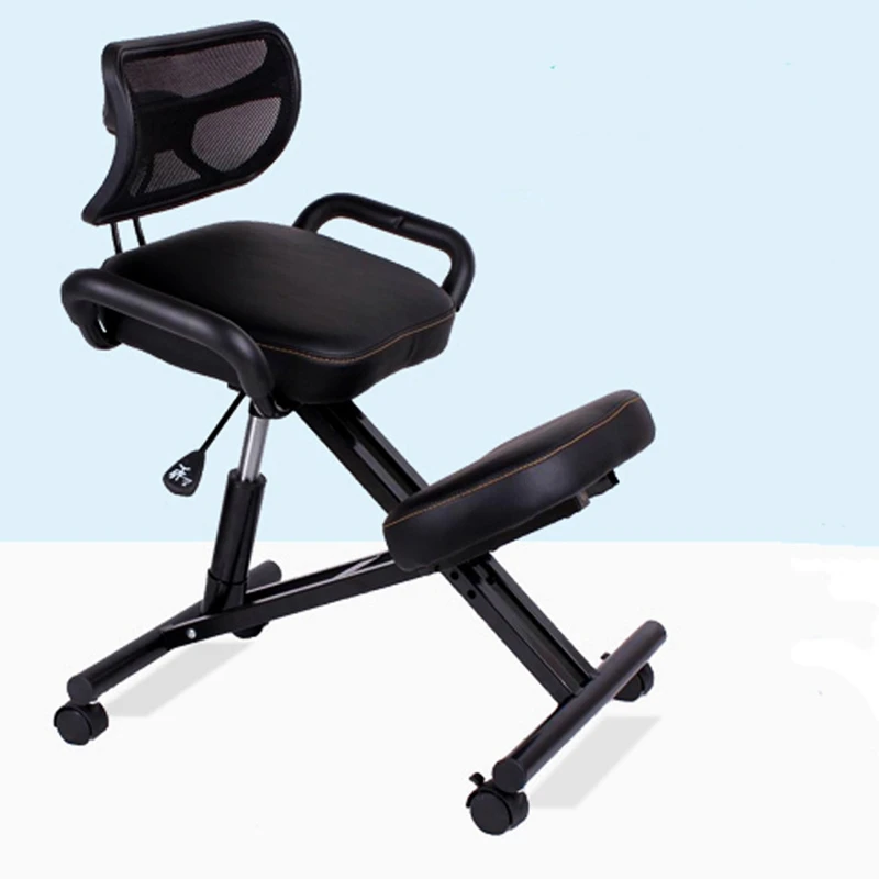 YDM-1457 backrest home computer chair folding steel writing chair rotating lift ergonomic chair