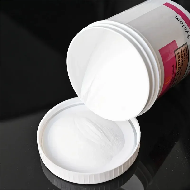 Acrylic Nail Powder 120ML 4.23 OZ Pink Clear & White Acrylic Powder Odor-Free Bubble-Free No Need Nail Lamp Long-Lasting Acrylic 4