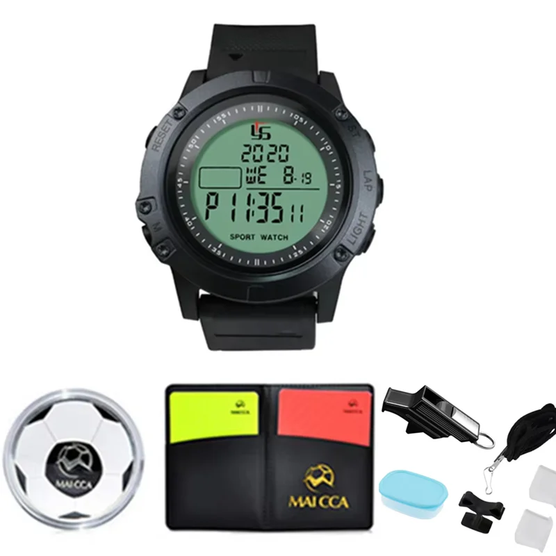 Soccer Referee Watch with card coin whistle stopwatch Match Wrist Countdown Football Game Chronograph Equipment Accurate Seconds