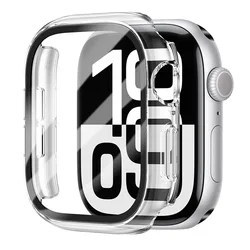 Premium Tempered Glass Screen Protector with Protective Case - 42mm (Transparent)
