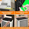 Air Conditioner Drip Cushion Magnetic Cushion Air Conditioner For Dropping Noise Cuttable Outdoor Unit Guard Reduce Noise AC Mat 5