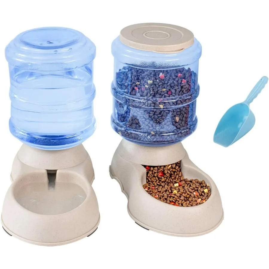 Automatic Pet Feeder with Water Dispenser for Pets
