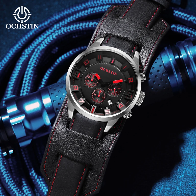 Ochstin's Personalized Trendy Style Multi functional Quartz Movement Craftsmanship Series 2024 New Men's Watch Quartz Watch