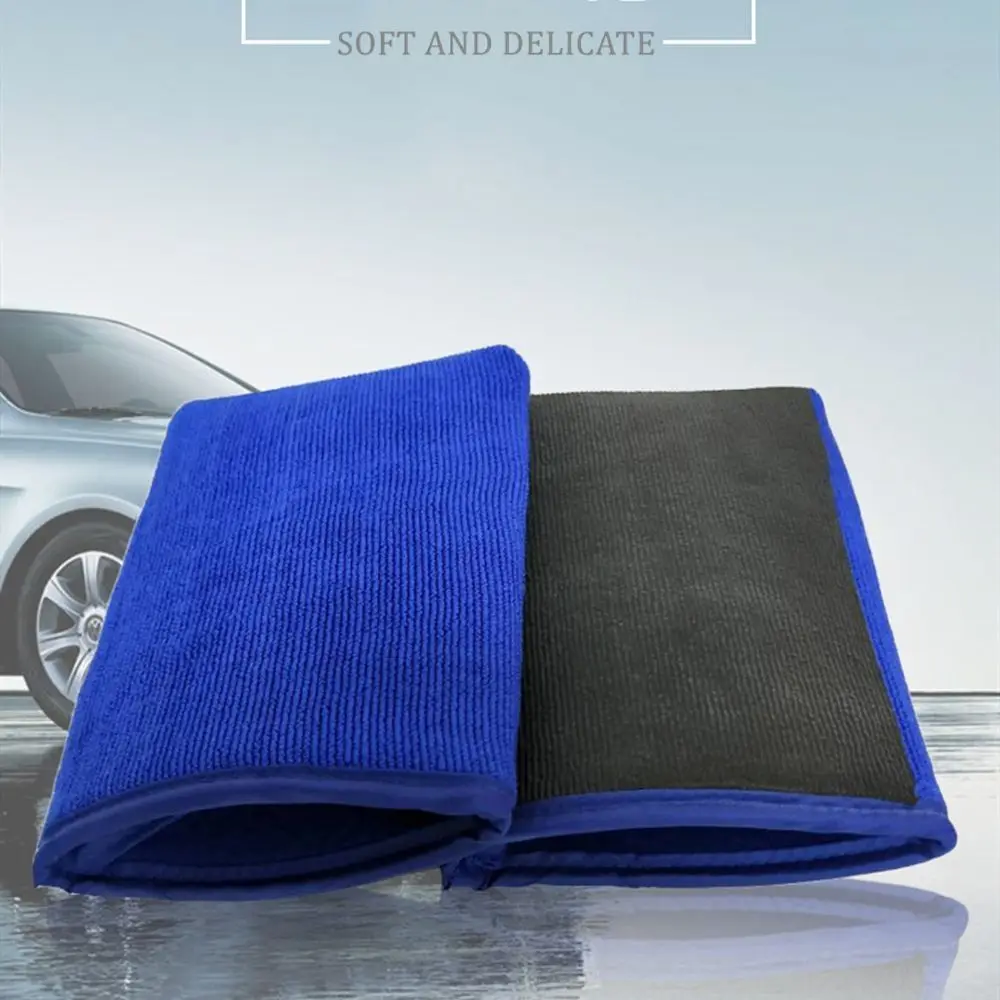 Microfiber Car Towels Microfiber Cleaning Gloves Car Cleaning Gloves Car Polishing Cloth Towel Clay Cloth Car Washing Decontamination Volcanic Mud To Remove Rust Cleaning Gloves Supplies