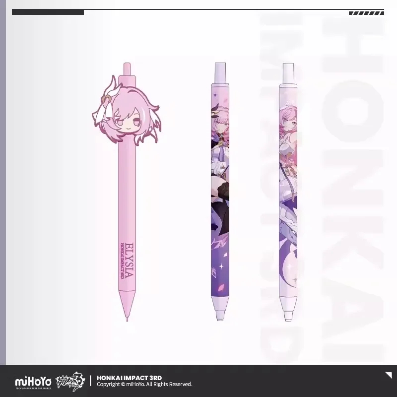 

Оригинальный miHoYo Honkai Impact Elysia тематический нейтральный стилус модные новые милые канцелярские принадлежности аниме искусственные инструменты