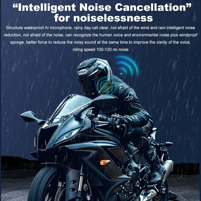 Motorcycle Headset Wireless Hands-on Talking