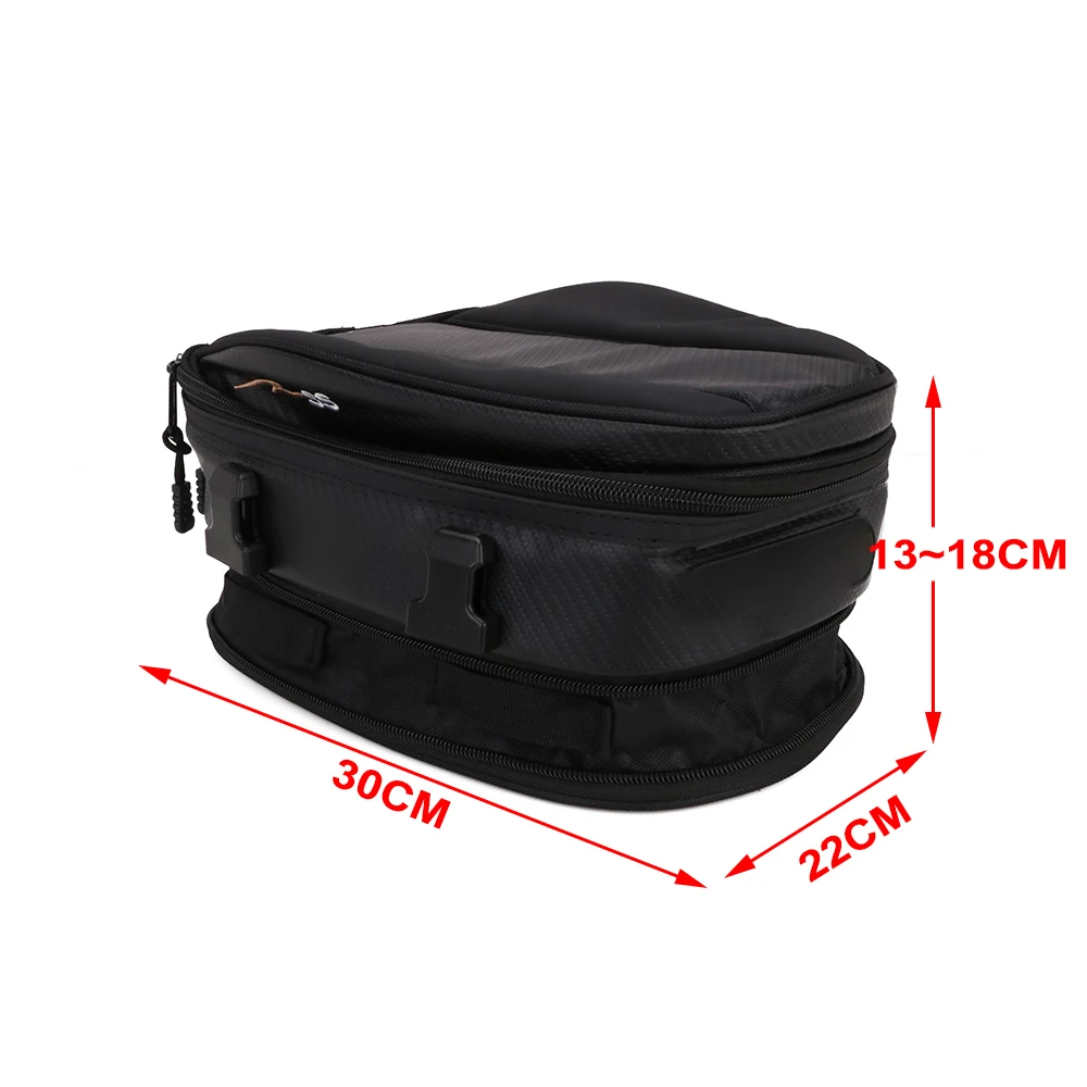 Tail Bag Motorcycle Parts Rear Seat Bag Back Bags Waterproof Universal For KTM Suzuki Dirt Pit Bike Motorcycles Accessories - 2