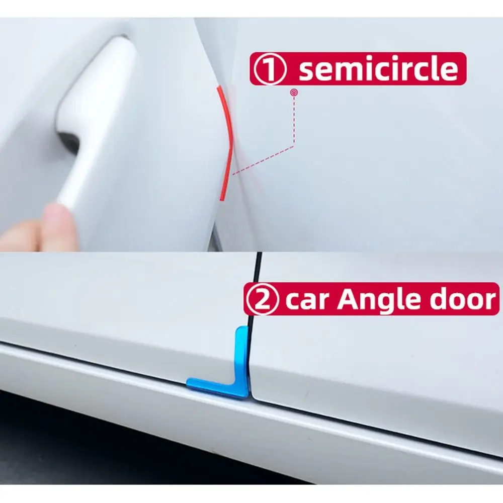 Silicone Car Door Corner Protectors - Anti-Scratch and Anti-Collision Bumper Guards (4 Pack)