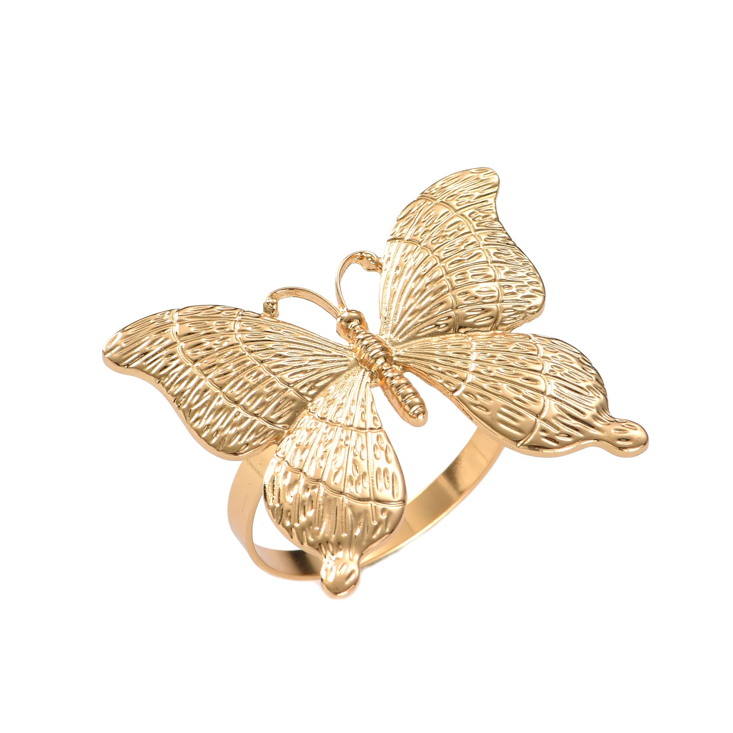 Insect series Butterfly napkin ring Ring Restaurant table table napkin buckle 12PCS