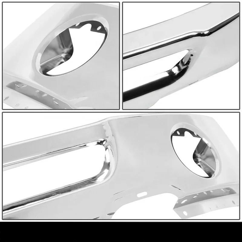 Front chrome bumper with fog lamp hole car bumpers for Ford F150 PICKUP 2006 2007 2008custom