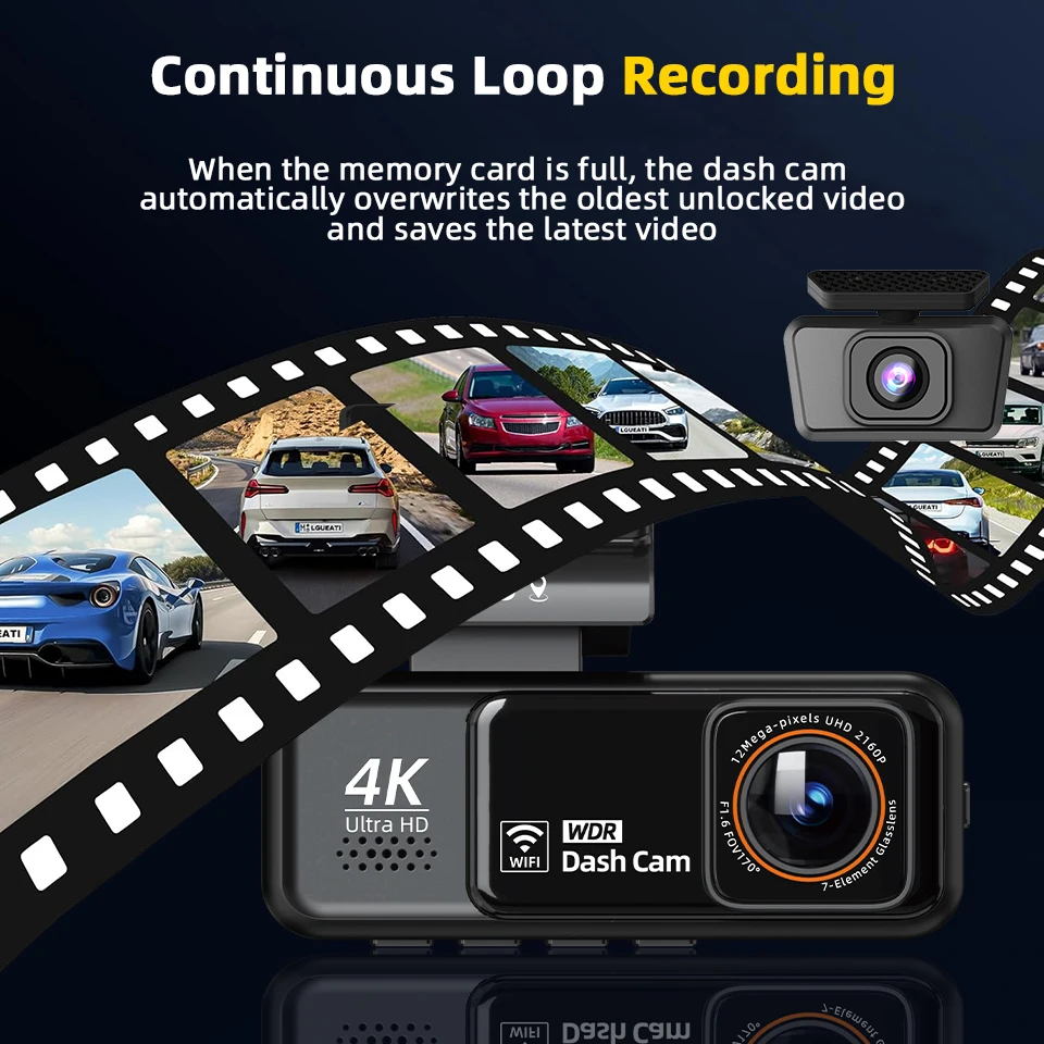 4K Dual Dashcam 6