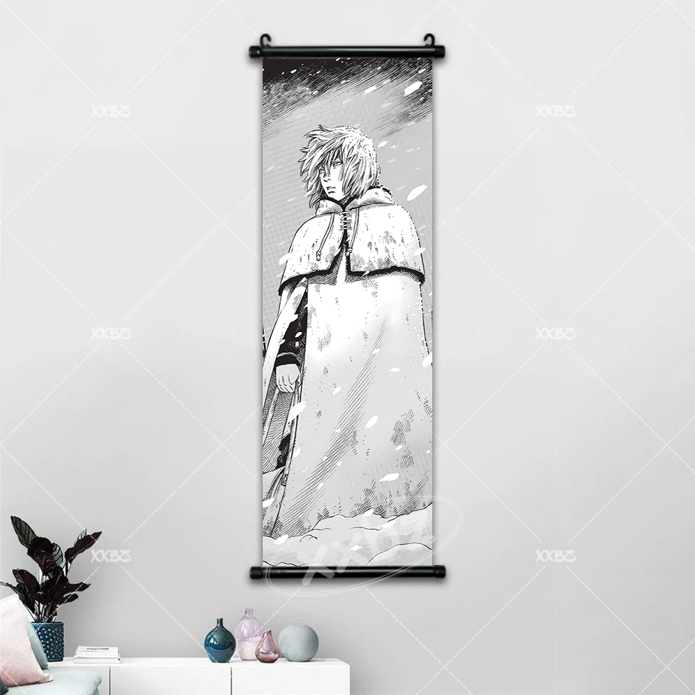 Vinland Saga Anime Wall Art: Thorfinn & Askeladd Decor Canvas Poster