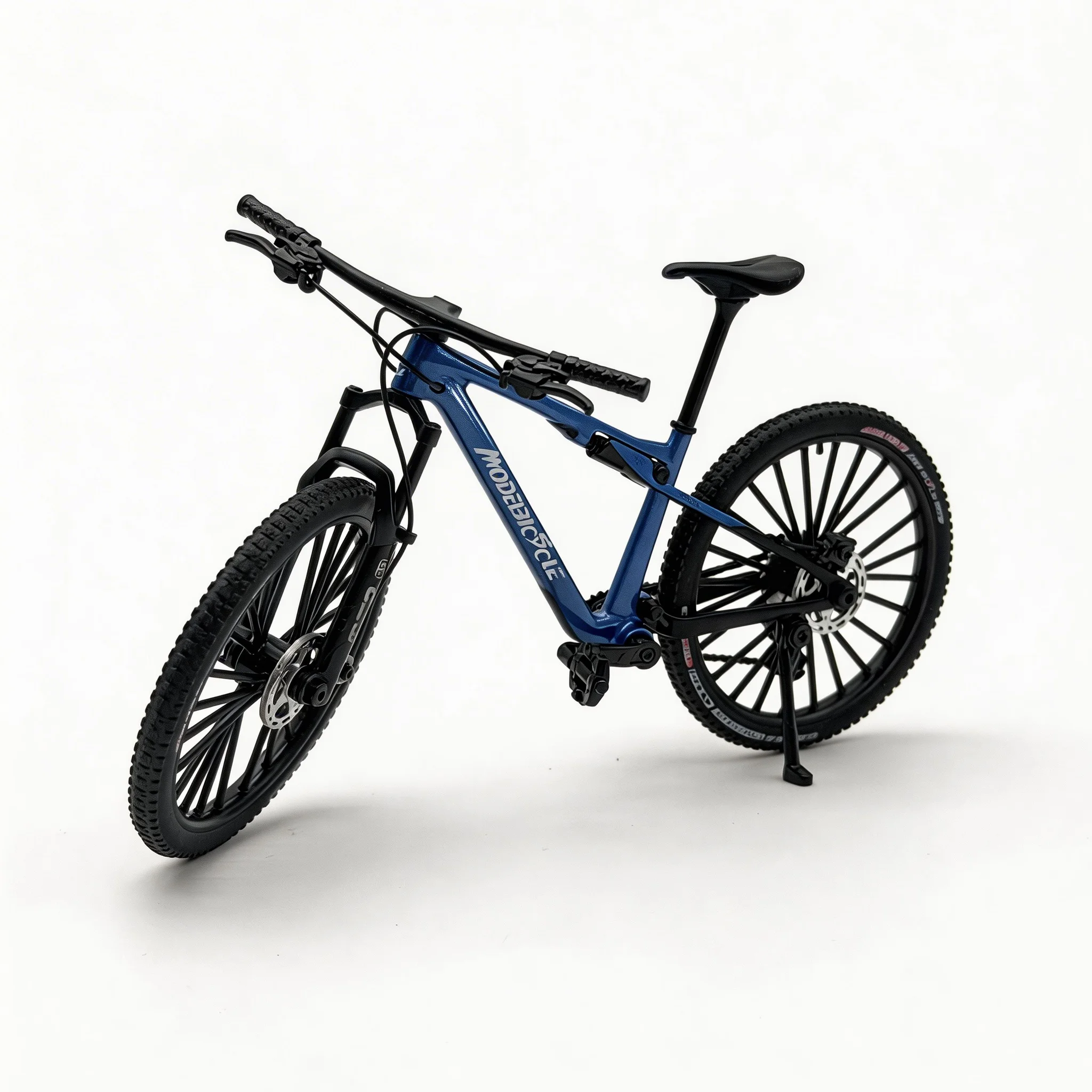 1:8 Modell Legierung Mountainbike Druckguss Metall Mountainbike Klappbares Rennrad Simulationsgeschenk Spielzeug für Kinder – Detail 3