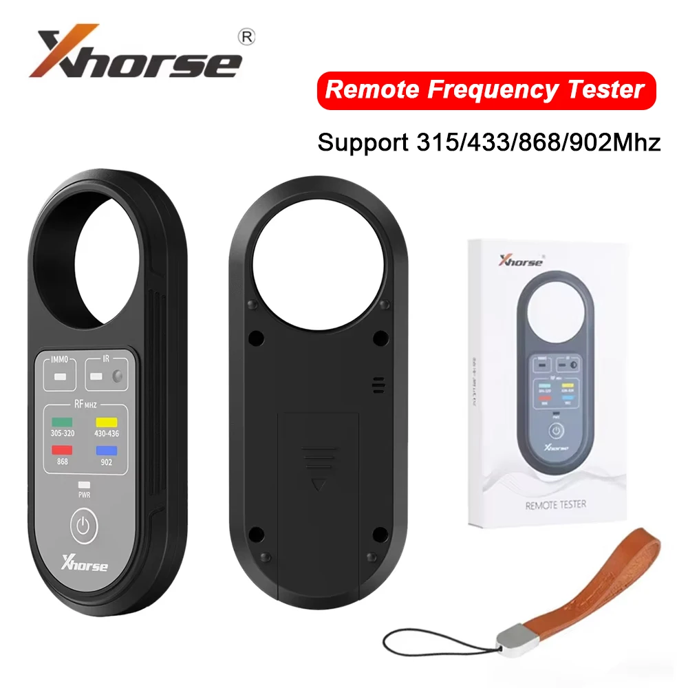 Xhorse XDRT20 V2 Frequency Tester 315Mhz 433Mhz 868Mhz 902Mhz Remote Key Ignition Coil IMMO Infrared Signal Detection Tool