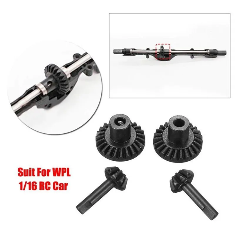 

Metal Upgrade Front Middle Rear Axle Gear For WPL C14 C24 B14 B16 B24 B36 MN D90 D91 D96 99S HengLong FeiYu JJRC RC Car Parts