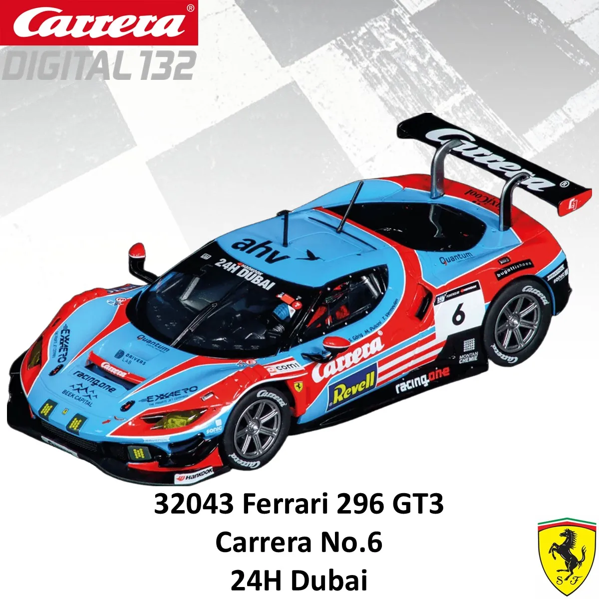 Carrera Slot Car Digital132 Ferrari 296 GT3 32000 Emil Frey Racing