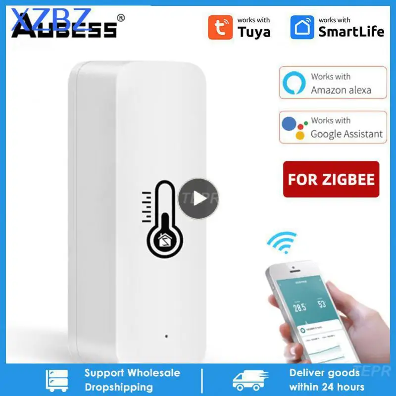 

Tuya Wifi Smart Temperature Humidity Sensor Hygrometer Thermometer Detector Smart Home Via Alexa Home Smart Life