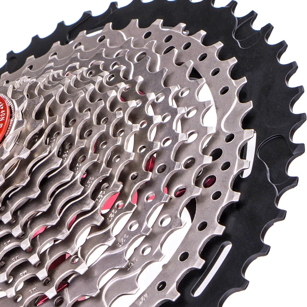 Bicycle Cassette Bicycle Sprocket Gear Bicycle Parts Bike Sprocket Bike Freewheel ZTTO 13 Speed 11-50T Cassette MTB Bike Wide Ratio 13 Speed Freewheel 13S 50T Sprocket 13V K7 for AXS HG Hub