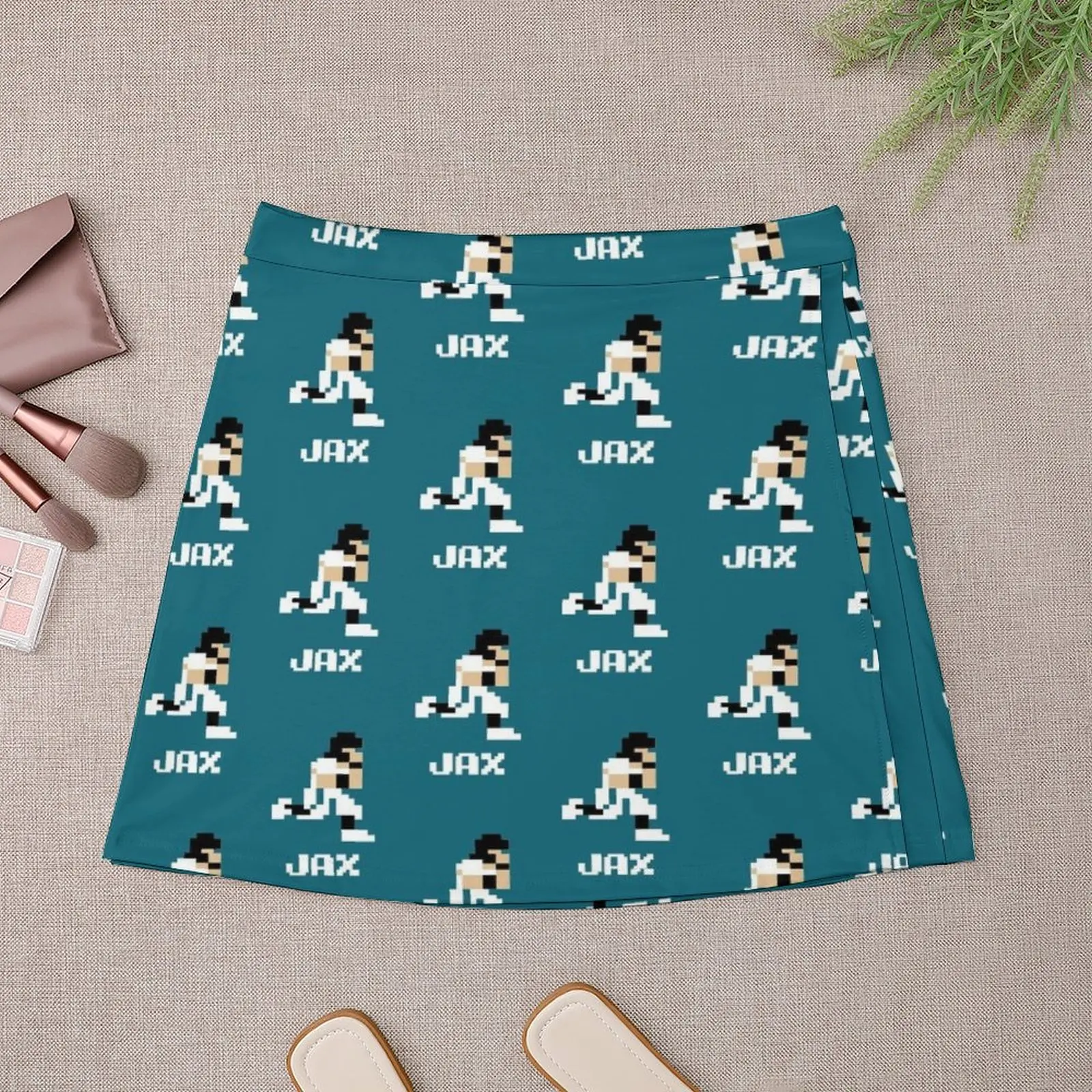 8 bit Jax Football 1 Mini Skirt School skirt rave outfits for women School uniform
