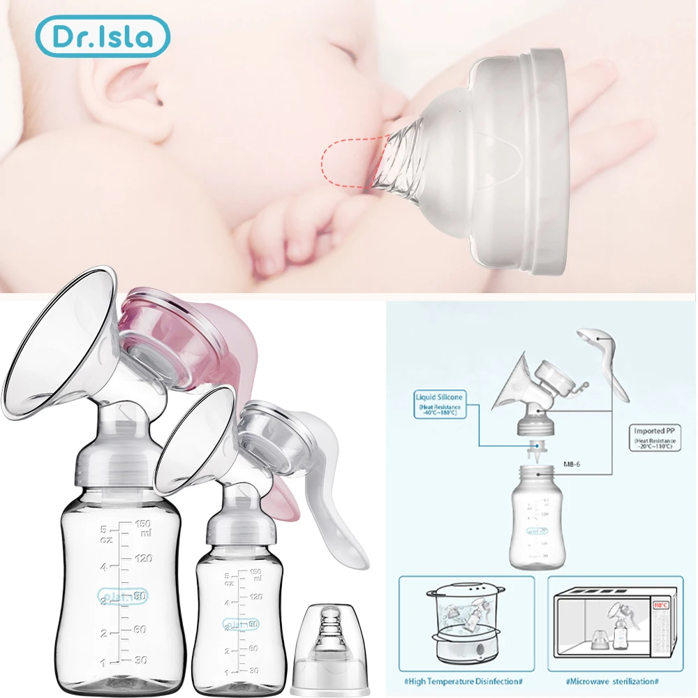 Breast Pump Baby Nipple Manual Suction Milk Pump Feeding Breasts Pumps Milk Bottle Sucking Postpartum Supplies Accessories breast pump