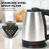 304 Stainless Steel Electric Kettle Portable 2L Coffee Pot Electric Water Heater Teapot 1500W Automatic Power Off kettle Home 1