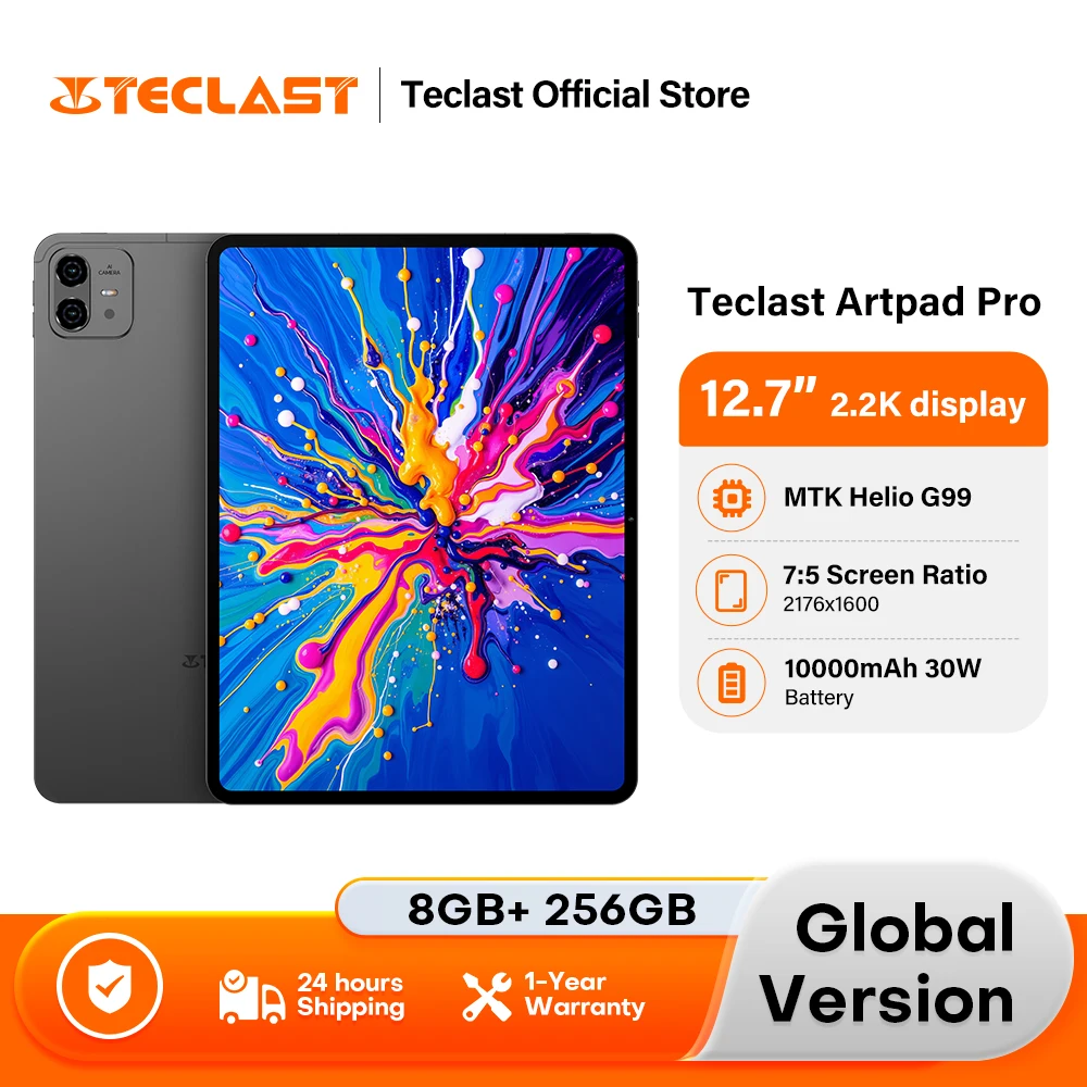 Teclast ArtPad Pro 12.7インチ 2.2K UHDディスプレイ 20GB RAM (8+