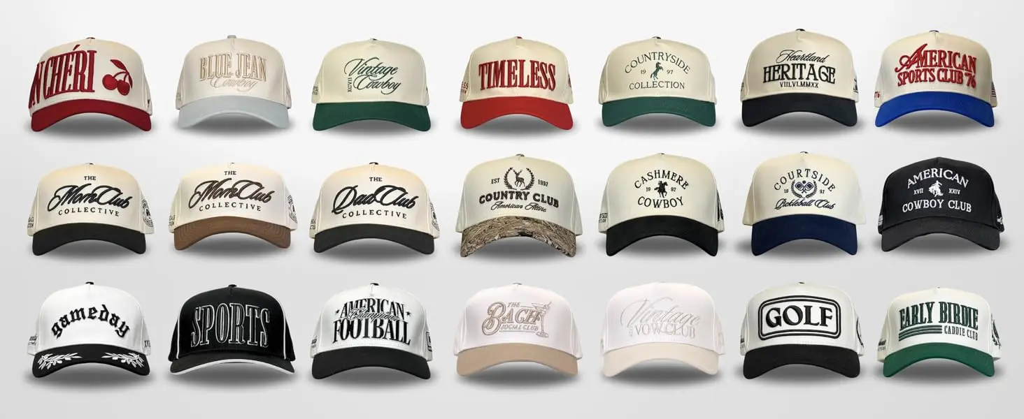 The Vintage Trucker Hat Collection by Citrusy Boutique