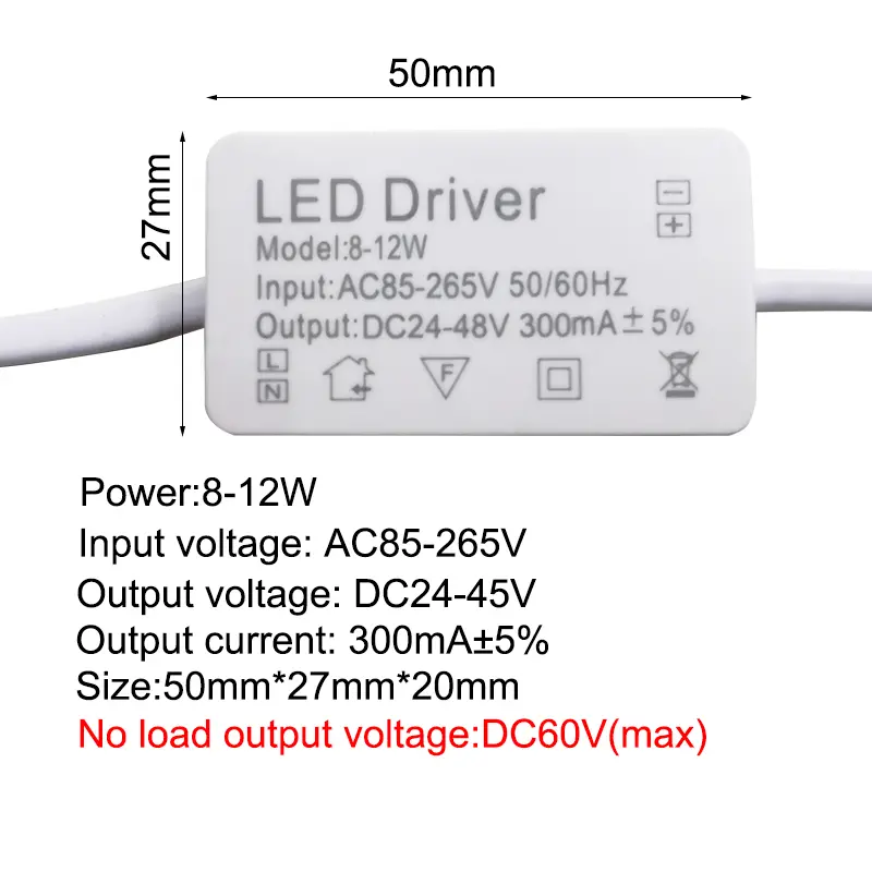 LED Driver 300mA 1W 3W 5W 7W 12W 18W 20W 25W 36W For LEDs Power Supply Unit AC85-265V Lighting Transformers For LED Power Lights - Image 4