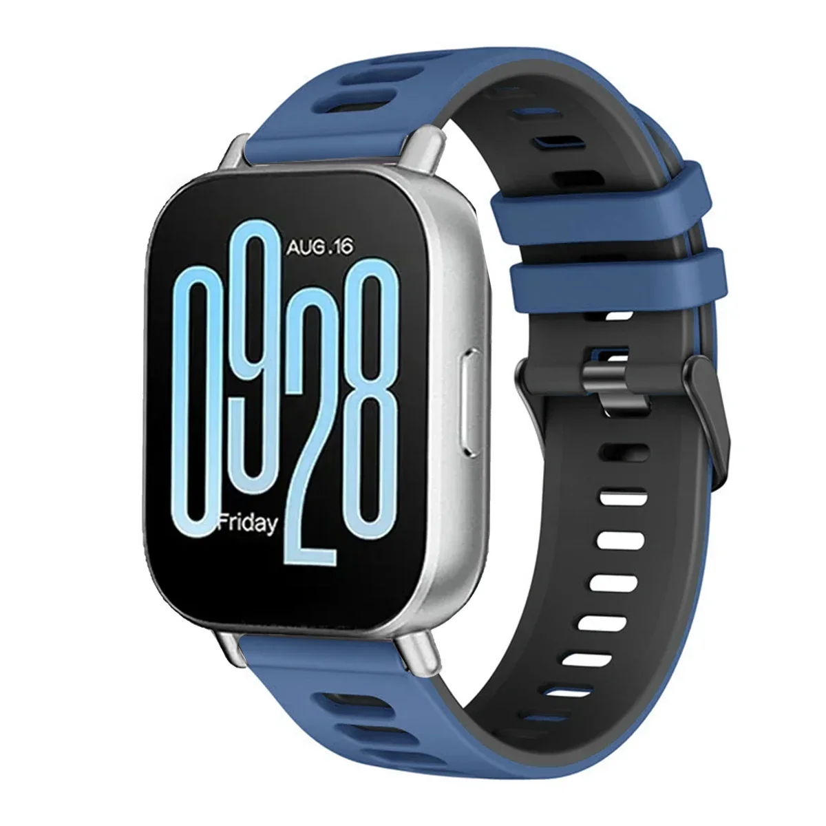 Silicone Sport Wristband - 22mm Strap Accessory in Various Colors