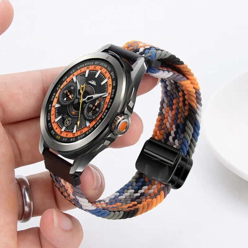 Magnetic Braided Solo Loop Sport Bracelet Band, 22mm