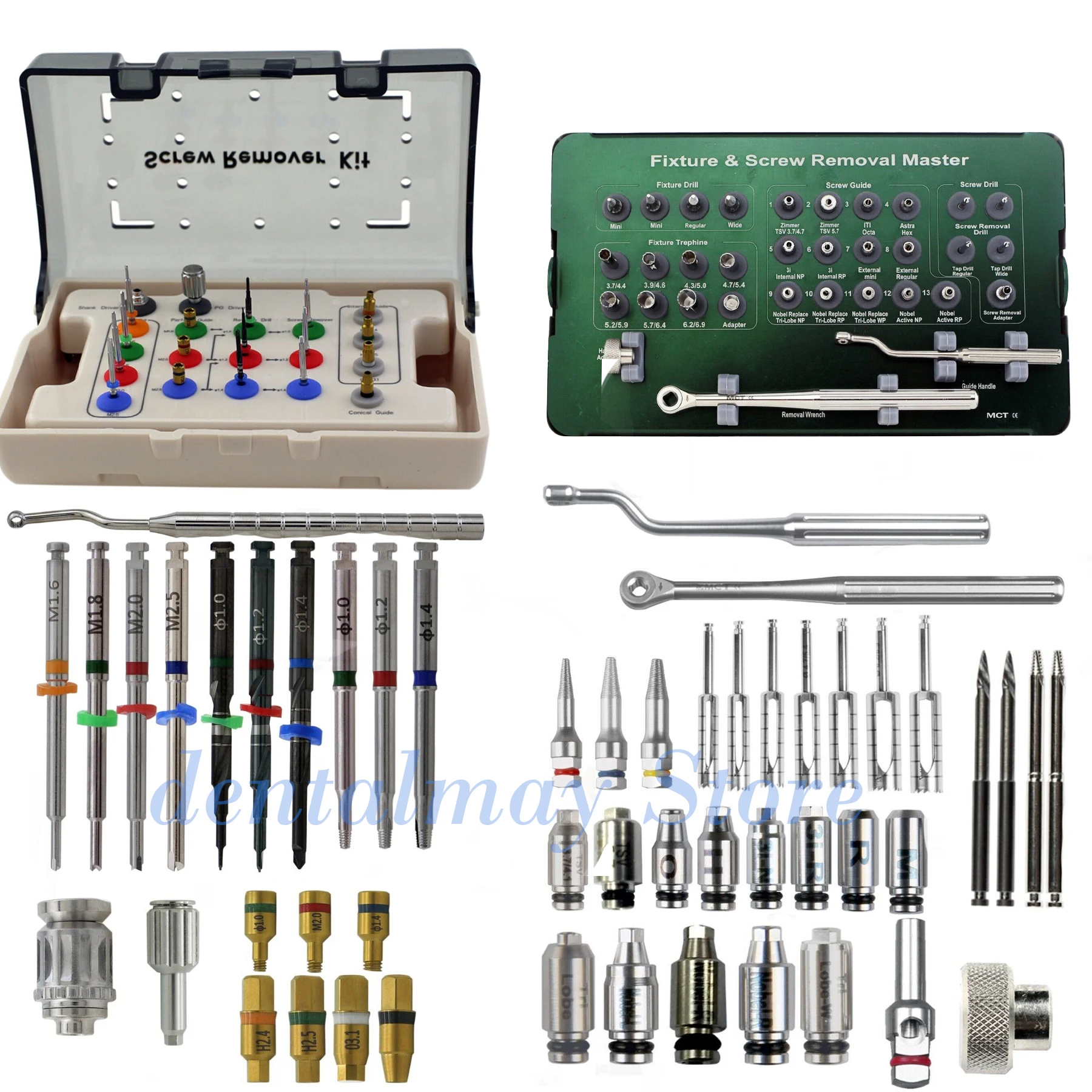 DentalSurgicalImplantFixtureFracturedScrewRemovalKitFSRK02