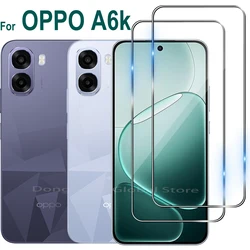 Premium Tempered Glass Screen Protector 6.75 (1/2/3/4 Pack) for 4 pieces (For OPPO A6k)