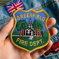 Пользовательские нашивки с вышивкой, железные нашивки с логотипом команды, персонализированные плавкие нашивки «сделай сам», нашивка на липучке для одежды, Moq, 10 шт. — изображение 4