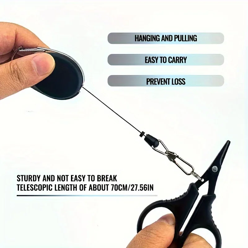 Shawto Titanium Coating Stainless Steel Fishing Scissor Plier