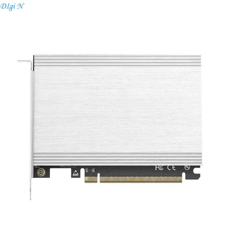 4 포트 M.2 NVMe PCIE4.0 X16 어댑터 다중 드라이브 어레이 슬롯 SSD 확장 R2LB