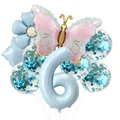 Blue number set 6