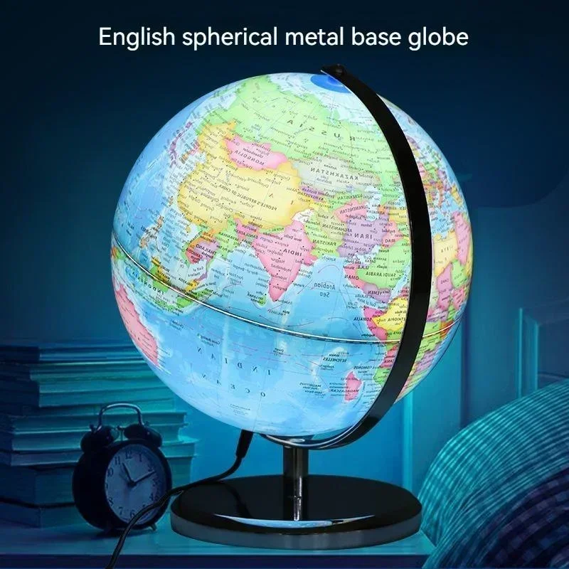 LIFEZEAL Globo Terru00e1queo Con LED De 23,5 Cm, Globo Terru00e1queo De  Constelaciones En ABS Con Base Metu00e1lica, Altura 29,5 Cm, Explorablobe  Mapa