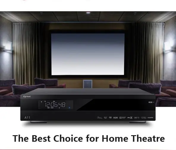 A11 Hi3798CV200 쿼드 코어 4K HDR 8TB HDD 미디어 플레이어, 안드로이드 5.1 TV 박스