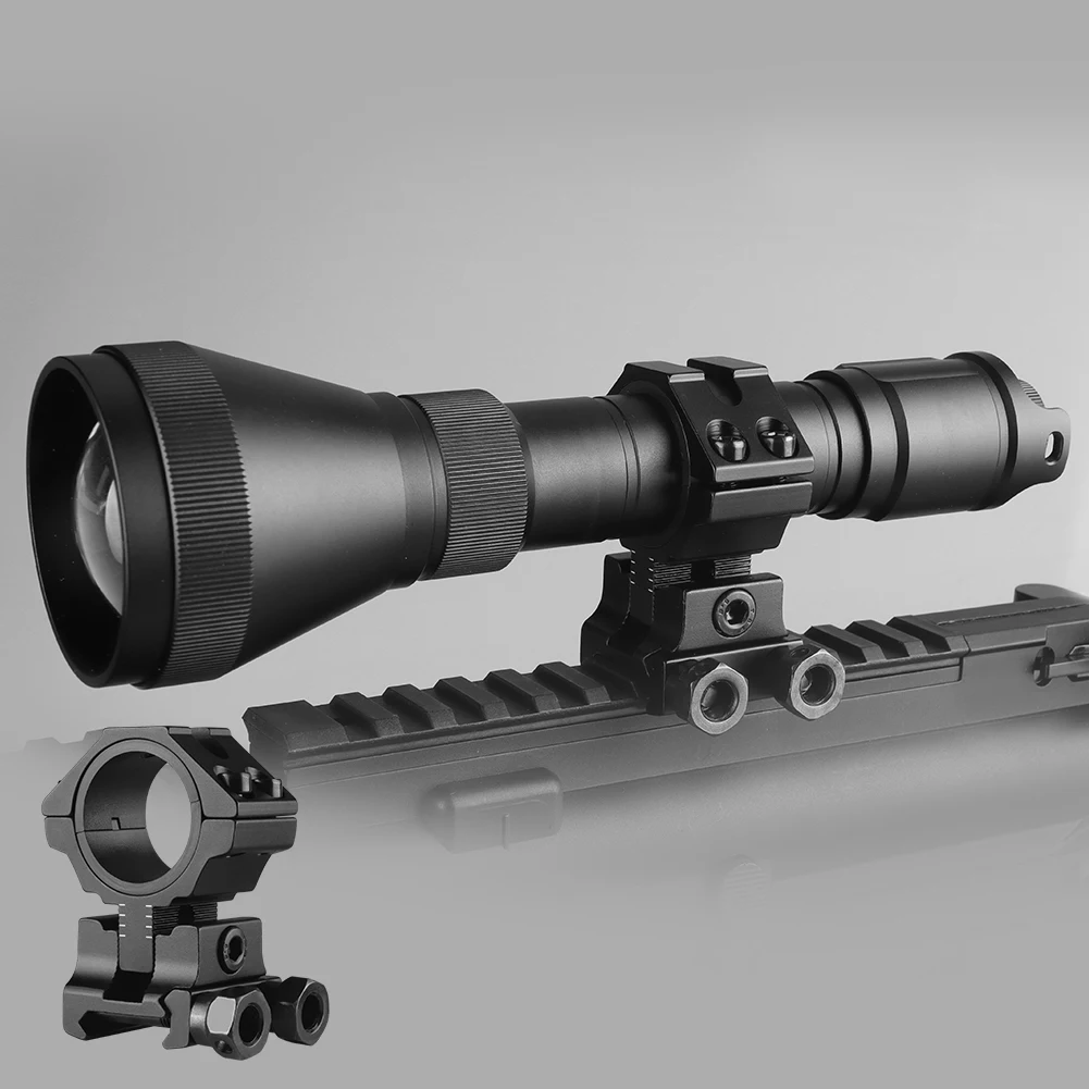 유니크파이어 2개입 M3020KJ QD 퀵 릴리즈 1인치(25.4mm/30mm) 스코프 링 로우 프로파일 23mm 도브테일 레일 마운트 QD 링