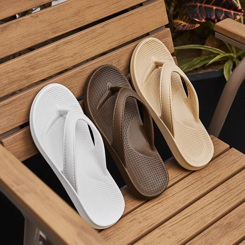 Crestar Women's New Flat Flip Flops Summer Outdoor Comfort Soft Sole Beach Sandals Lady Flat Slippers Indoor Casual House Slides 2