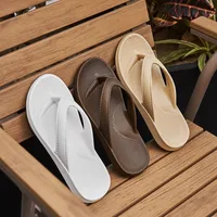 Crestar Women's New Flat Flip Flops Summer Outdoor Comfort Soft Sole Beach Sandals Lady Flat Slippers Indoor Casual House Slides 2