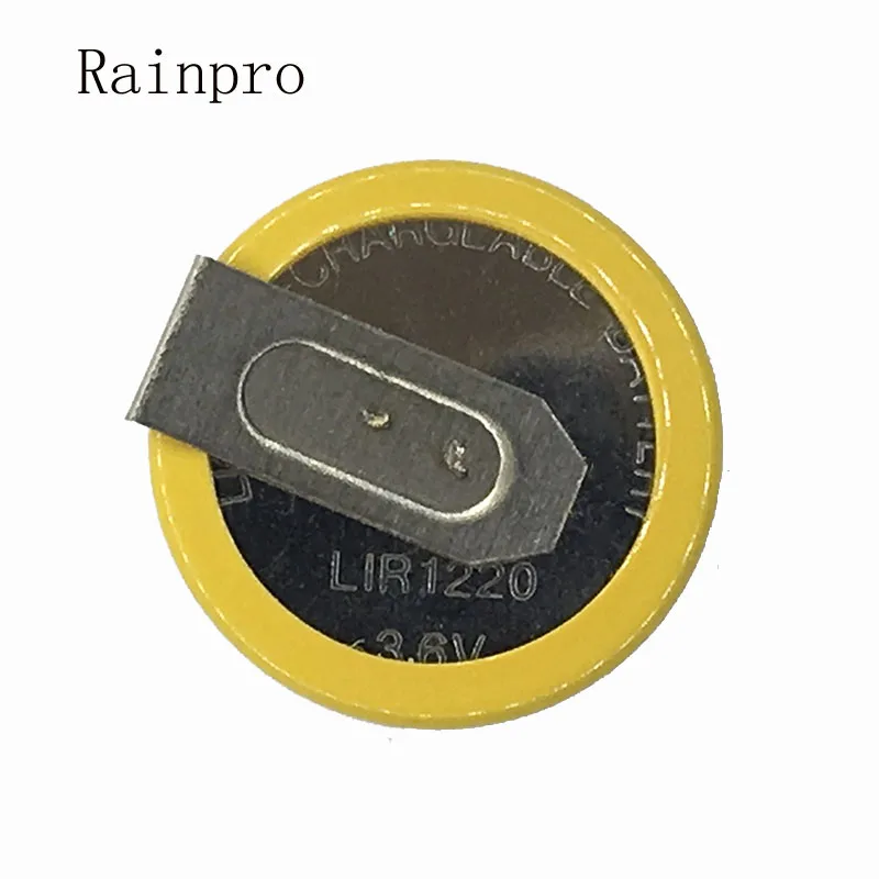 

5 шт./лот LIR1220 1220 с аккумулятором 3,6 В, перезаряжаемая батарея для монет, зарядка аккумулятора 1220